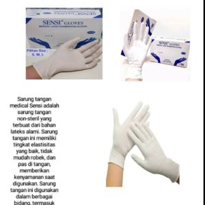 sarung tangan medical sensi