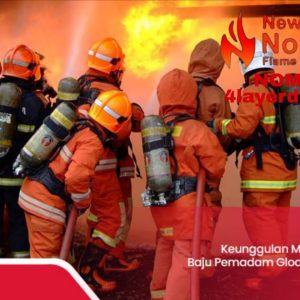 Wearpack Pemadam Nomex IIIA 4 Layer Tahan Api untuk Petugas Damkar