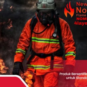 Baju Safety Pemadam Nomex IIIA 4 Layer Tahan Api dan Suhu Tinggi