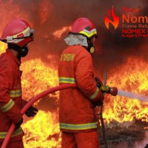 Setelan Pemadam Kebakaran Nomex IIIA 4 Layer Proteksi Profesional